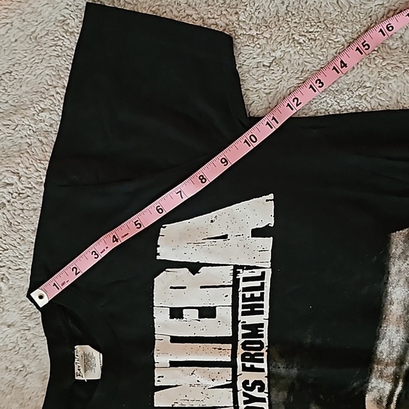 Pantera SM Vulgar Display of Power Album Cover Black Graphic T-shirt - Picture 3 of 6